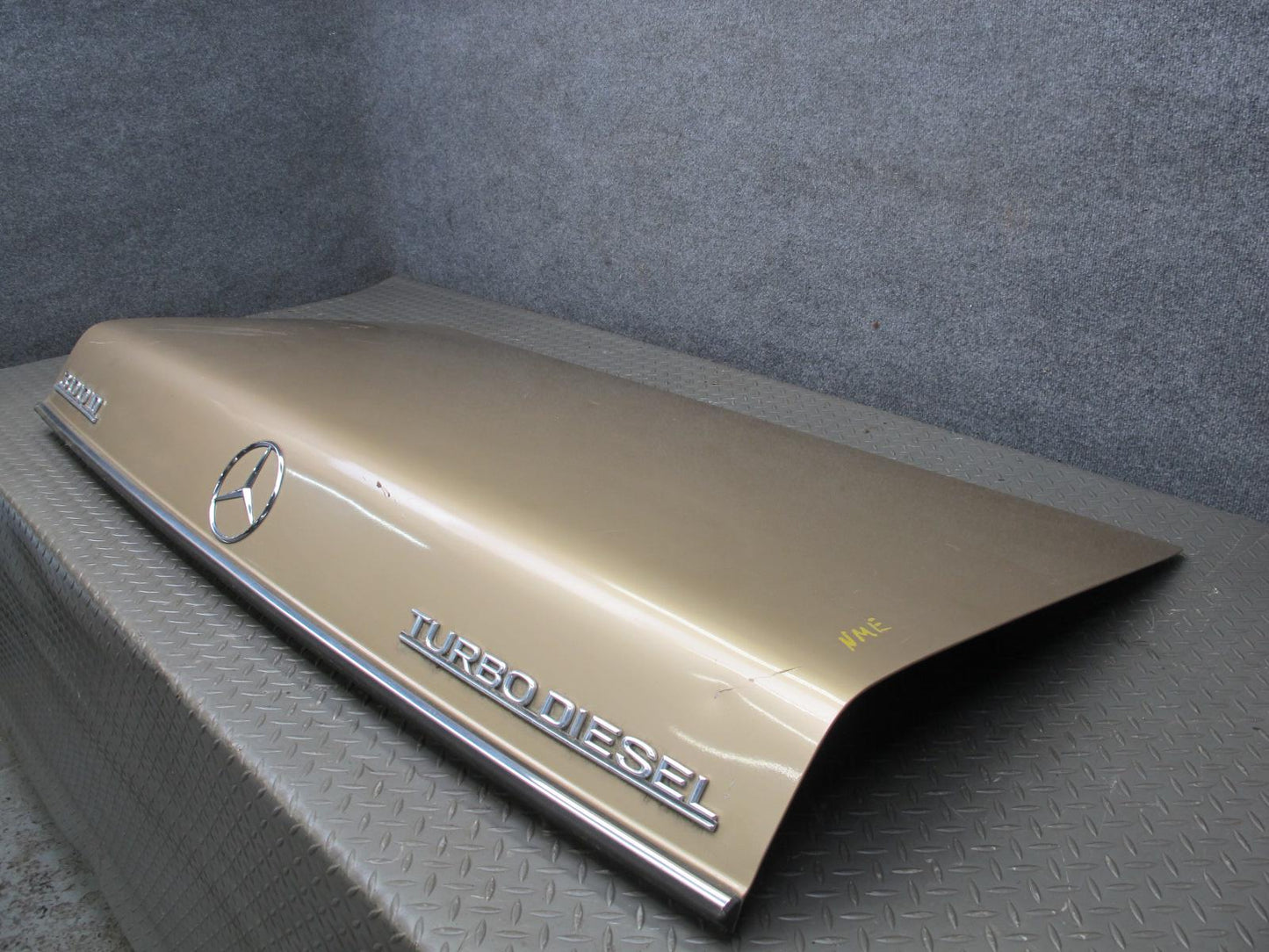 77-85 Mercedes W123 Sedan Rear Trunk Deck Lid Shell Cover Panel OEM