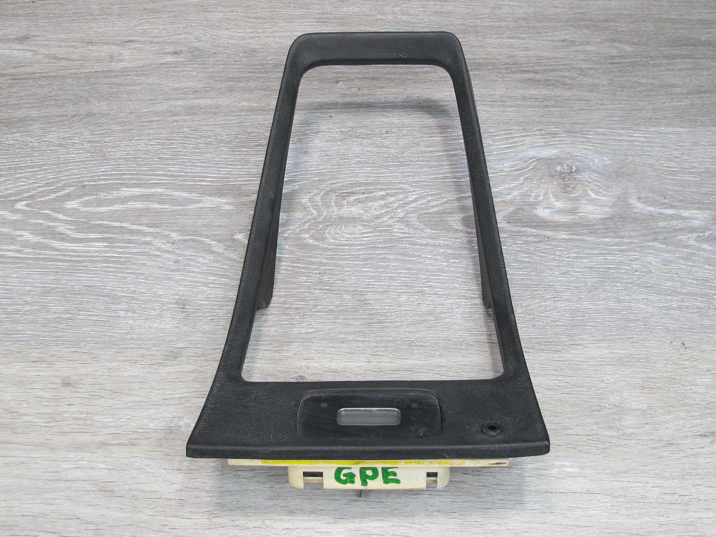 1983-1986 Porsche 928 S AT Center Console Shifter Trim Cover Panel W/ Clock