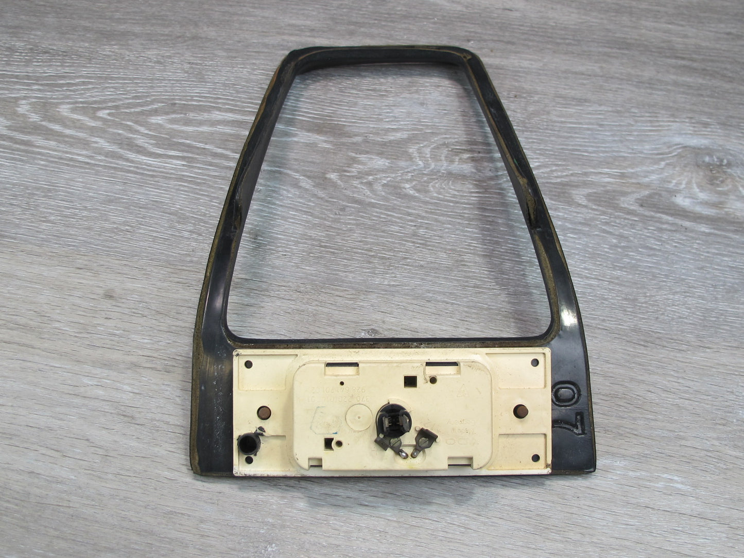 1983-1986 Porsche 928 S AT Center Console Shifter Trim Cover Panel W/ Clock