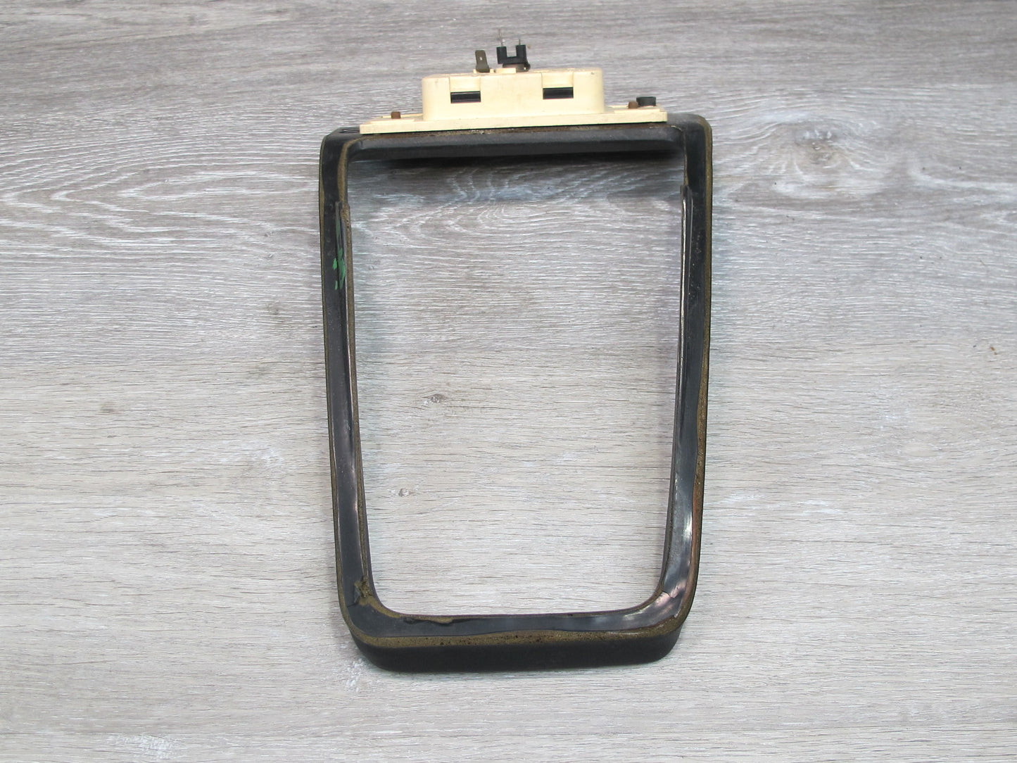 1983-1986 Porsche 928 S AT Center Console Shifter Trim Cover Panel W/ Clock