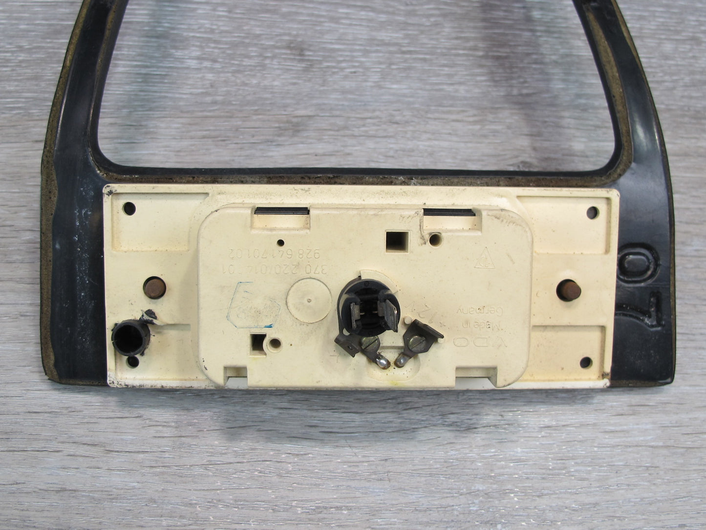 1983-1986 Porsche 928 S AT Center Console Shifter Trim Cover Panel W/ Clock