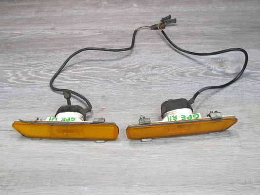 1978-1986 Porsche 928 S Front Left & Right Side Marker Light Lamp Set of 2