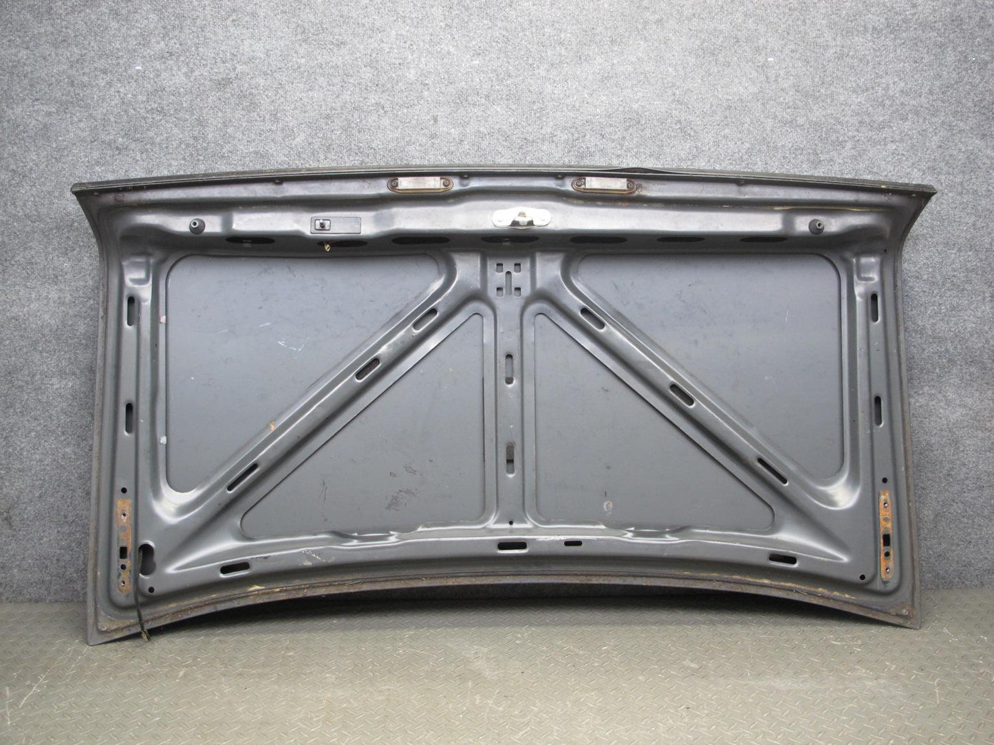 77-85 Mercedes W123 Sedan Rear Trunk Deck Lid Shell Cover Panel OEM