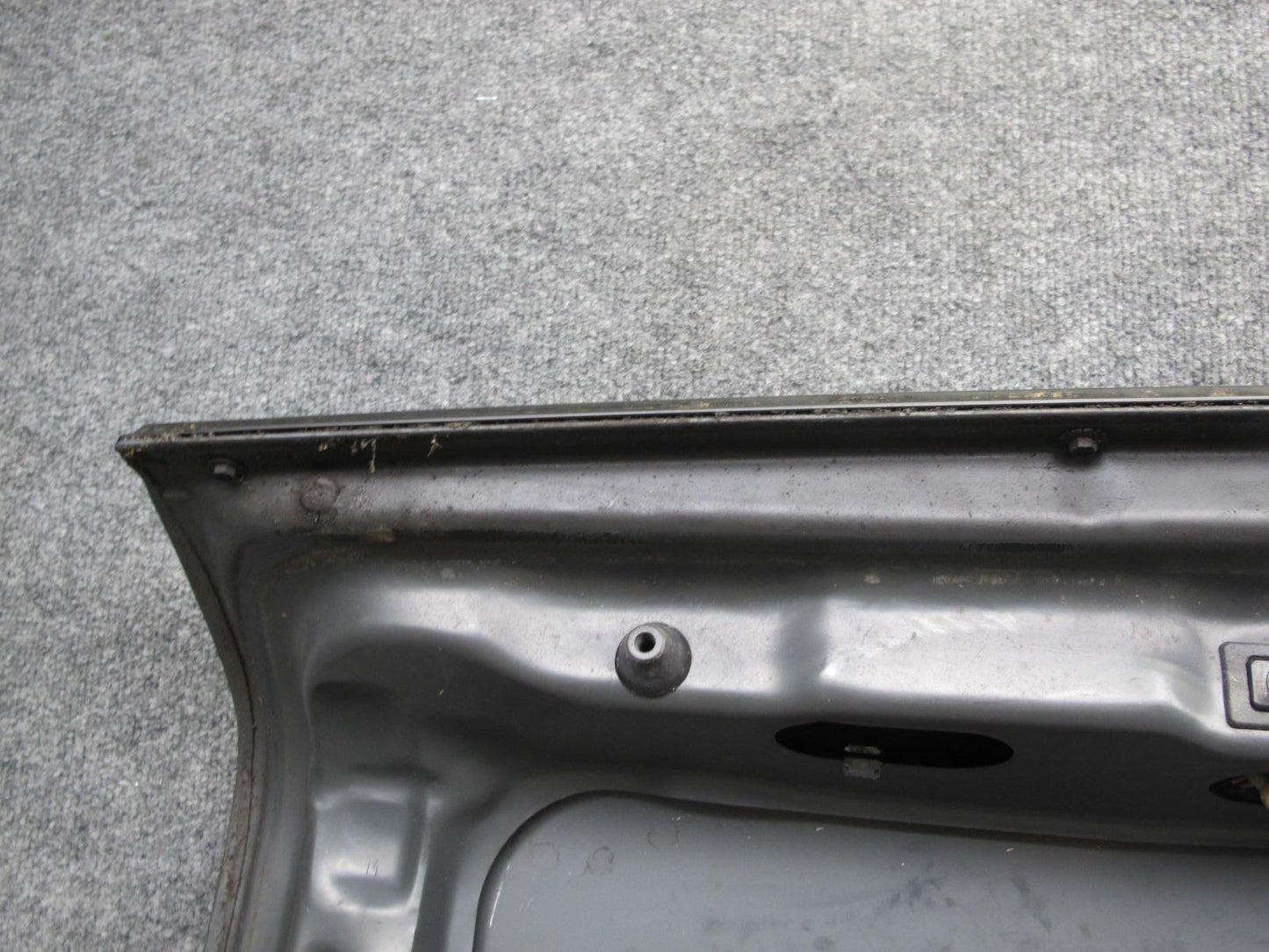 77-85 Mercedes W123 Sedan Rear Trunk Deck Lid Shell Cover Panel OEM