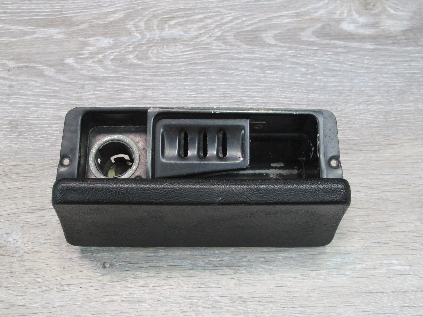 1984-1995 Porsche 928 S Center Console Cigarette Lighter Ashtray Black