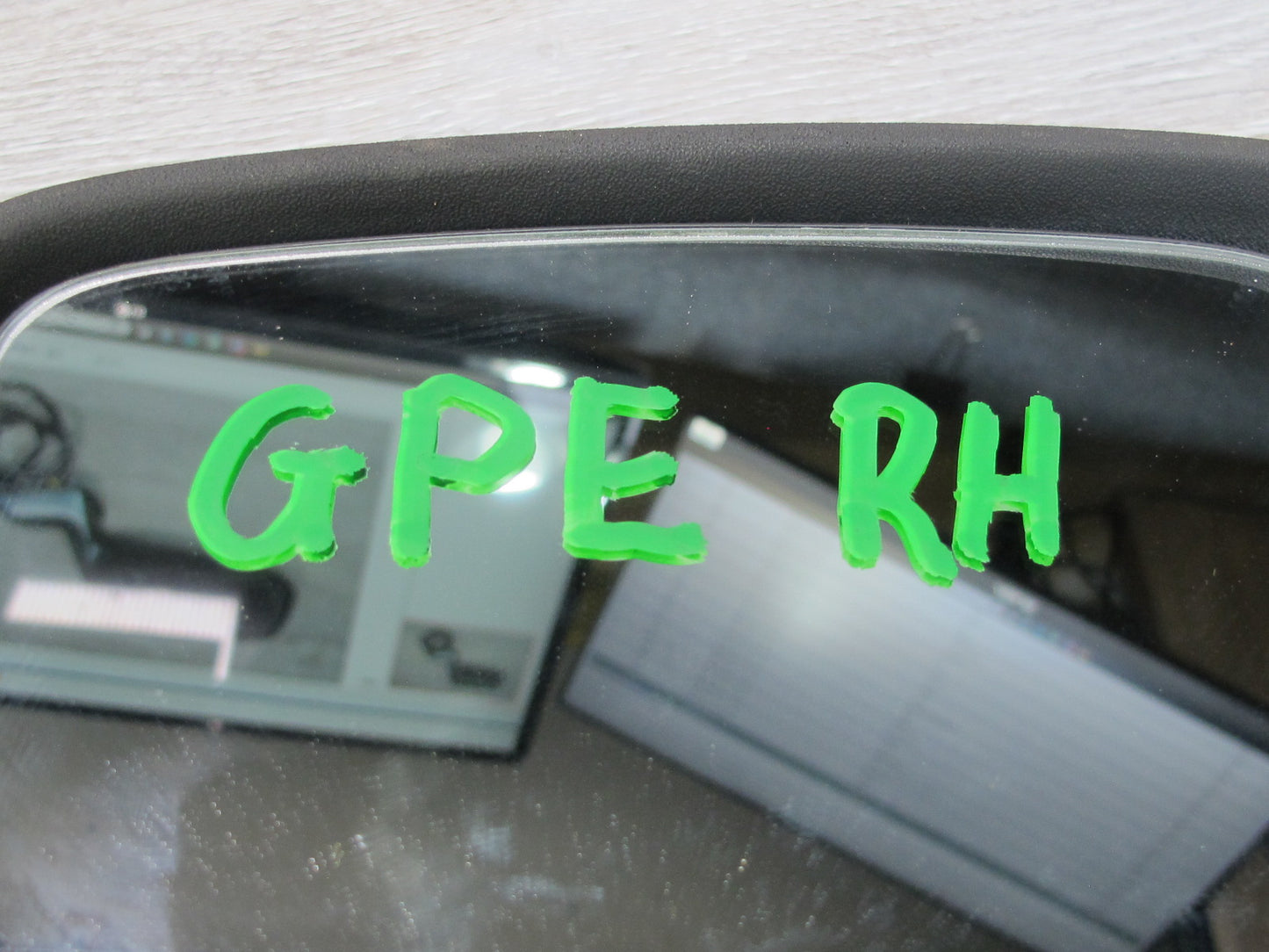 1984-1985 Porsche 928 S Front Right Side View Exterior Door Mirror Gray