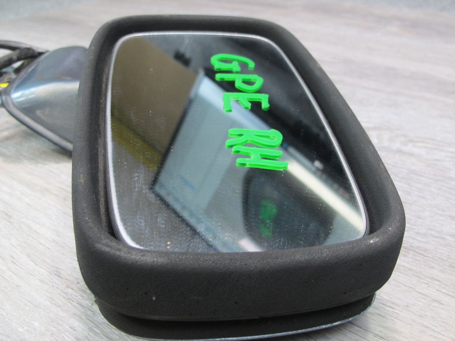 1984-1985 Porsche 928 S Front Right Side View Exterior Door Mirror Gray