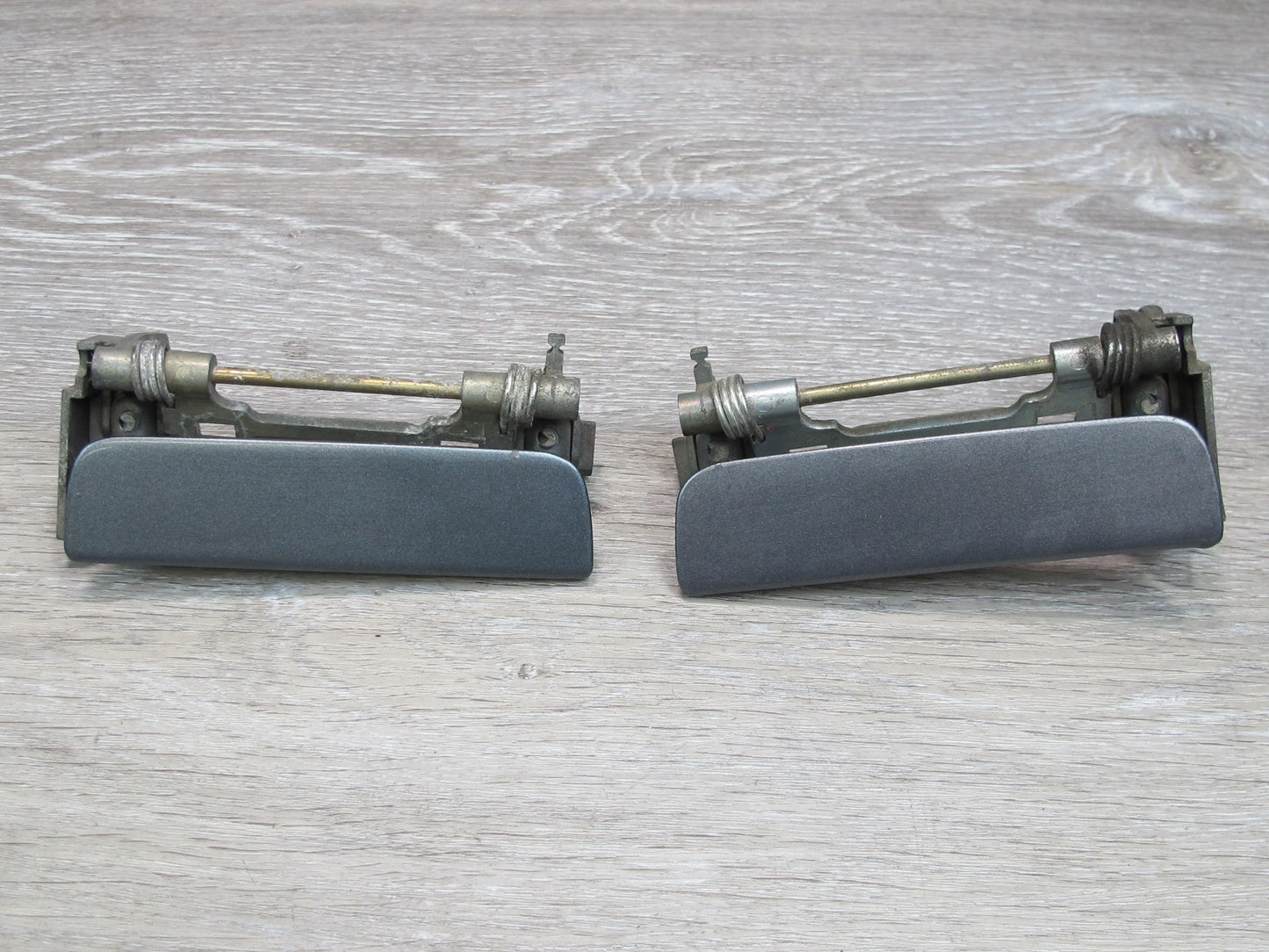 1983-1995 Porsche 928 S Front Right & Right Side Door Exterior Handle Gray Set