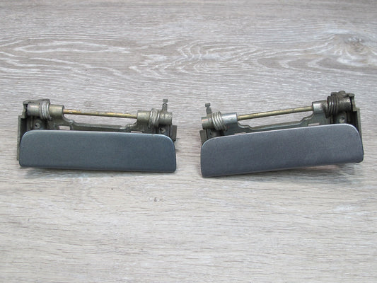 1983-1995 Porsche 928 S Front Right & Right Side Door Exterior Handle Gray Set