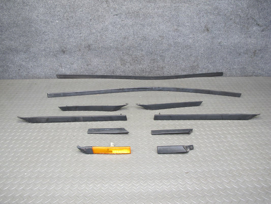 91-95 Toyota SW21L MR2 NON Turbo 10pcs Fender Door Quarter Molding Trim Set OEM