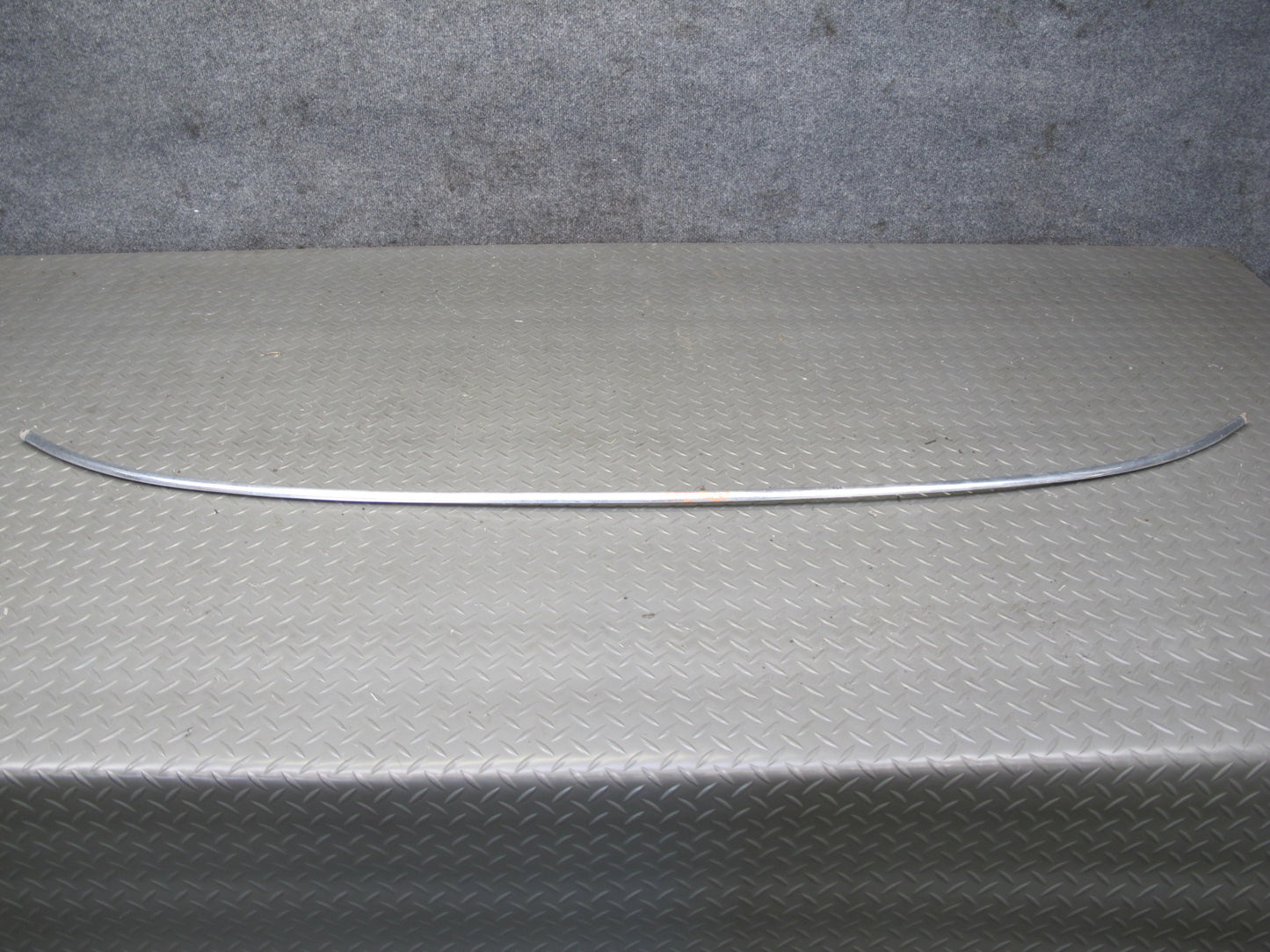 75-85 Mercedes W123 Front Windshield Exterior A Pillar Chrome Trim Molding Set