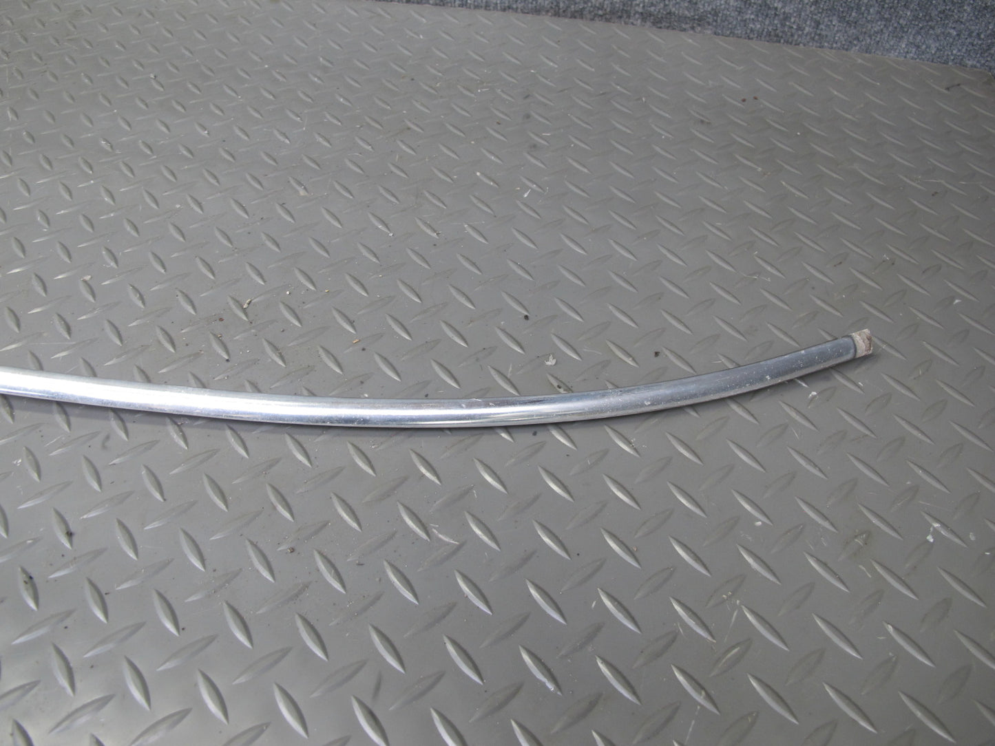 75-85 Mercedes W123 Front Windshield Exterior A Pillar Chrome Trim Molding Set