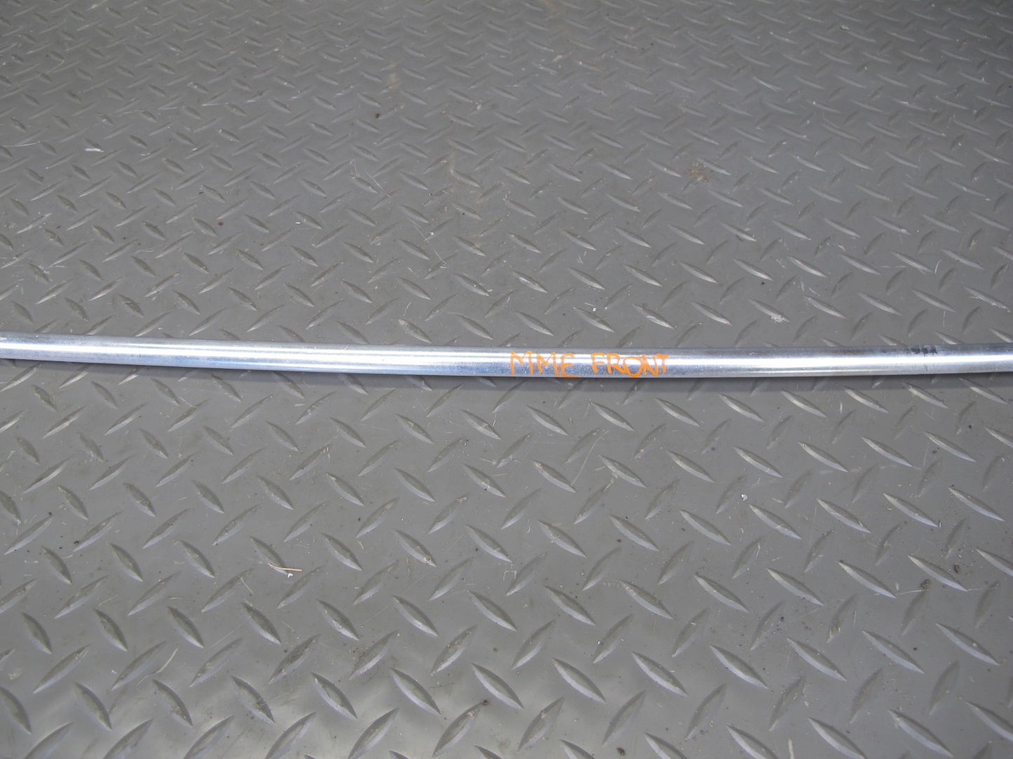 75-85 Mercedes W123 Front Windshield Exterior A Pillar Chrome Trim Molding Set
