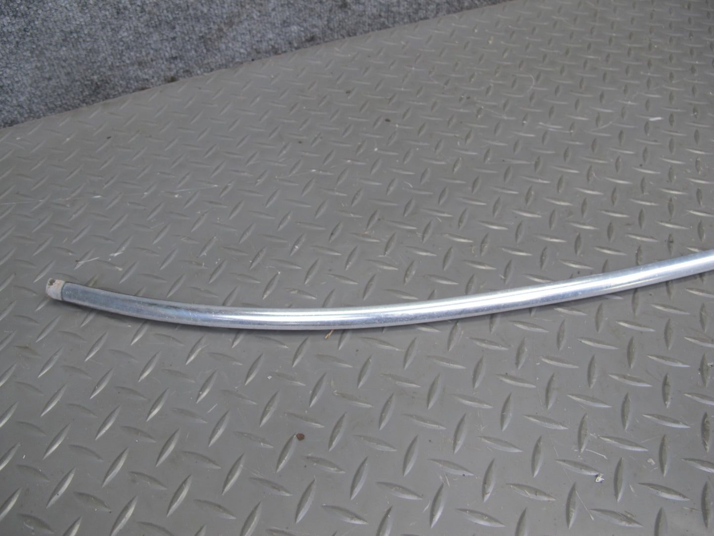 75-85 Mercedes W123 Front Windshield Exterior A Pillar Chrome Trim Molding Set