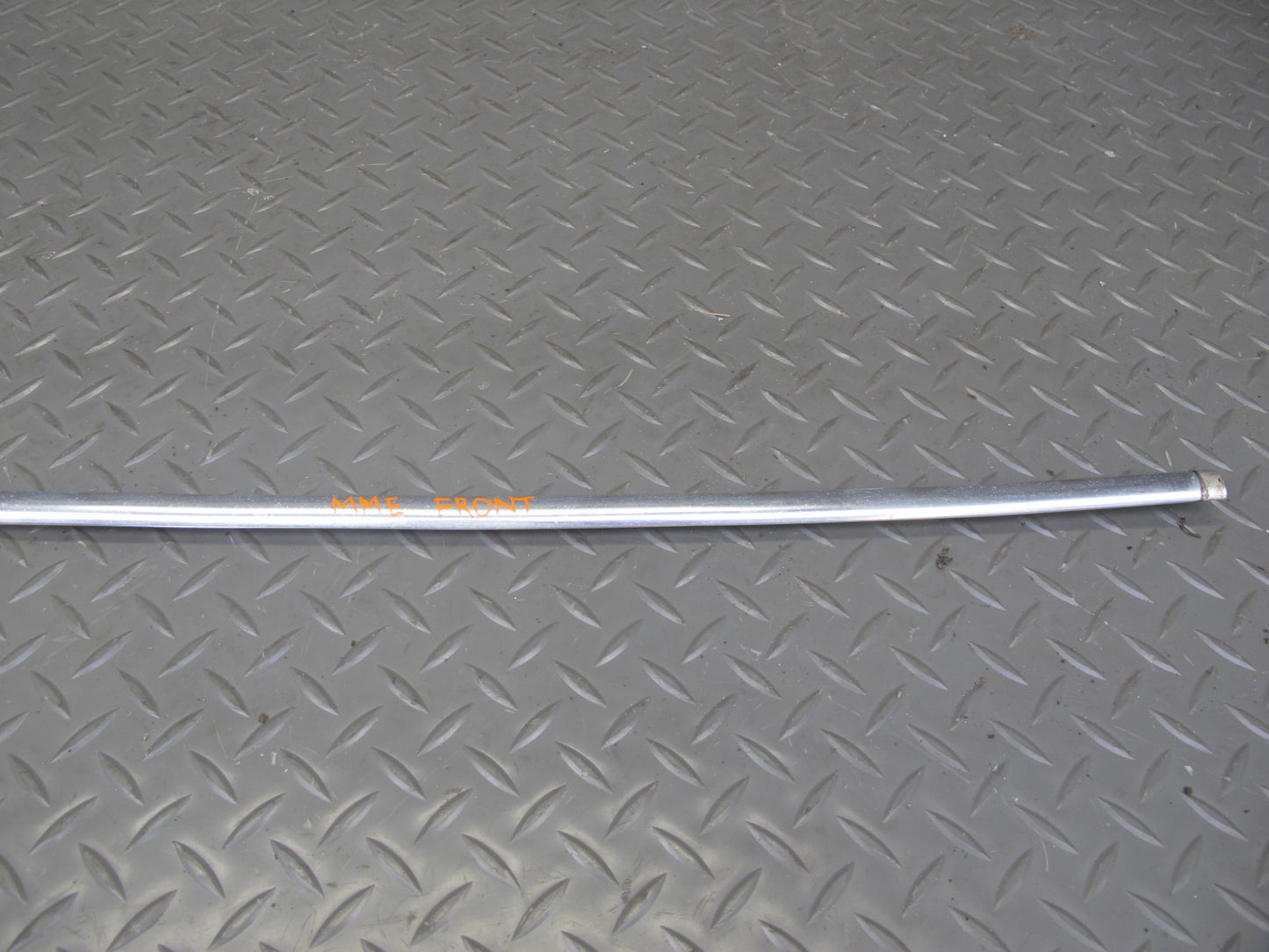 75-85 Mercedes W123 Front Windshield Exterior A Pillar Chrome Trim Molding Set