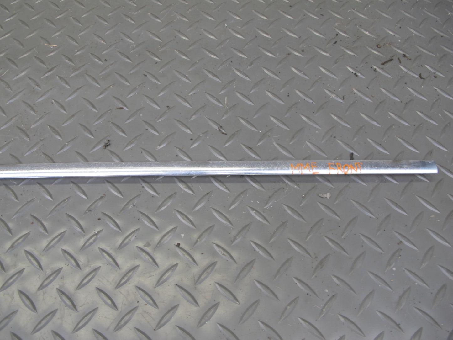 75-85 Mercedes W123 Front Windshield Exterior A Pillar Chrome Trim Molding Set