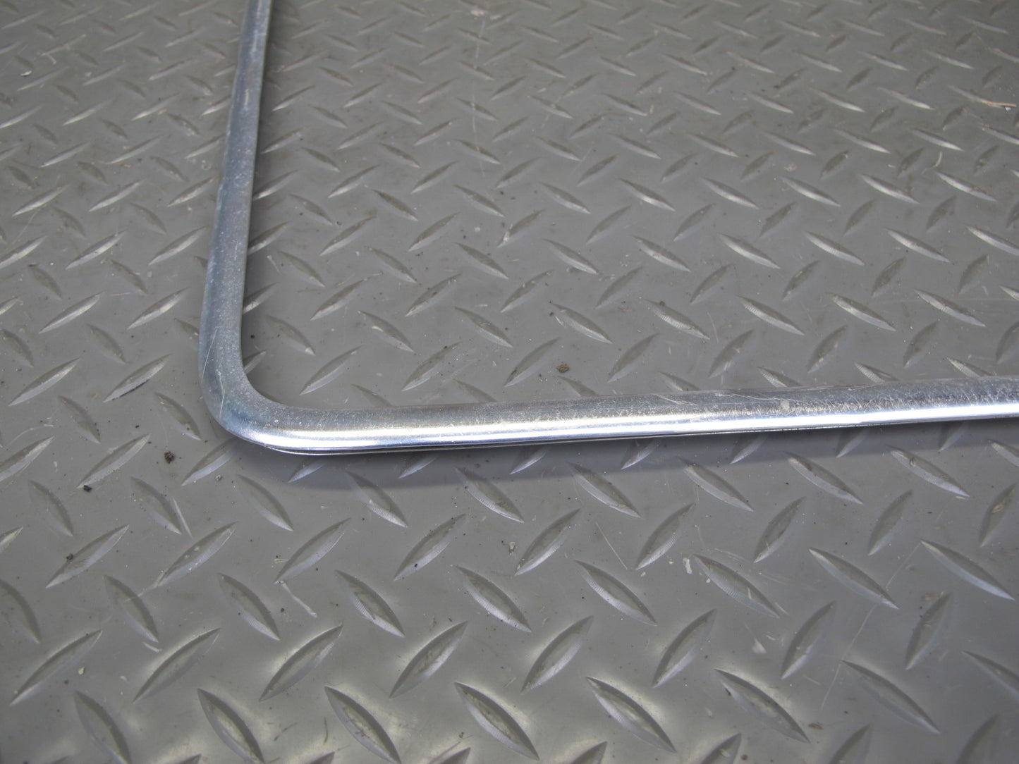 75-85 Mercedes W123 Front Windshield Exterior A Pillar Chrome Trim Molding Set