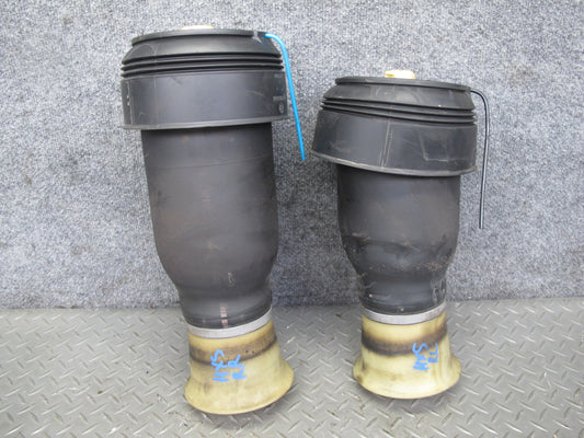 2010-2011 BMW E72 X6 AWD Hybrid Rear Left & Right Air Suspension Spring Set of 2