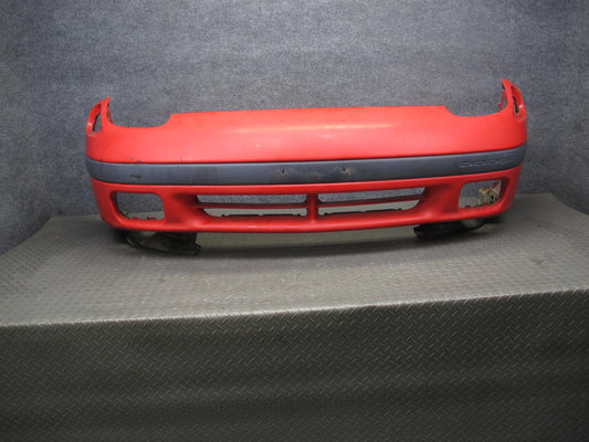 91-93 Dodge Stealth ES Front Bumper Cover Panel Firestorm RED OEM