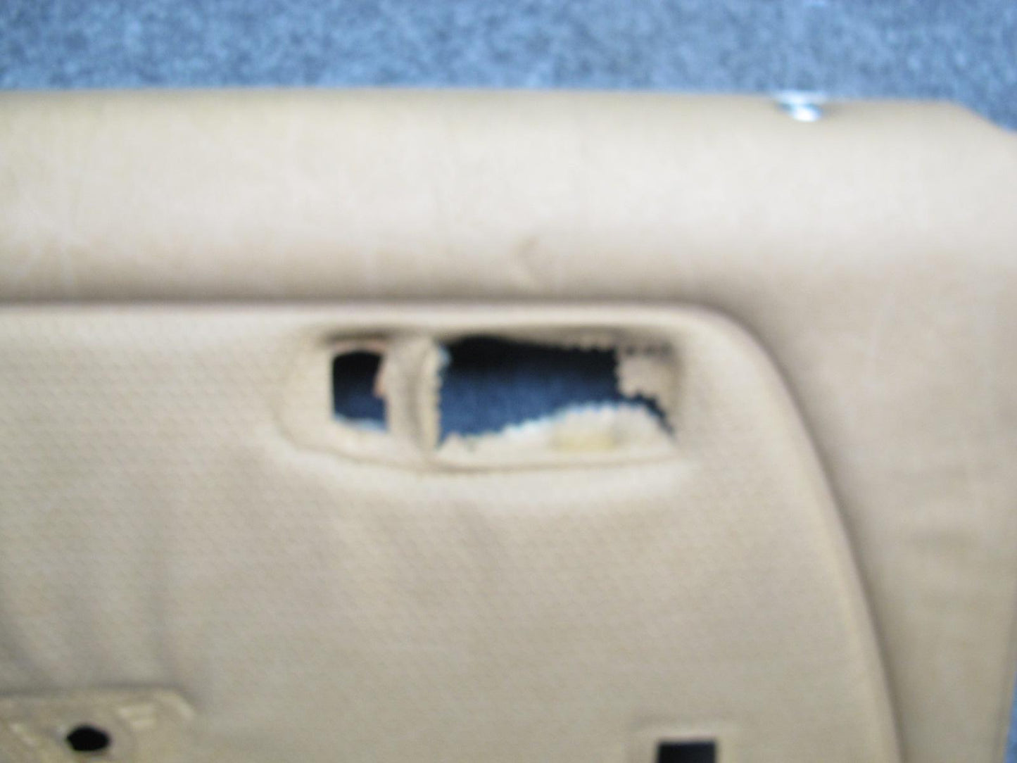 80-85 Mercedes W123 Sedan Rear Left Door Interior Trim Panel w Armrest OEM
