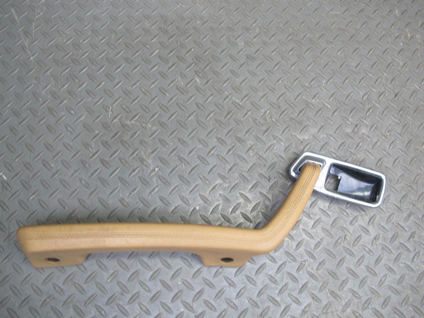 80-85 Mercedes W123 Sedan Rear Left Door Interior Trim Panel w Armrest OEM