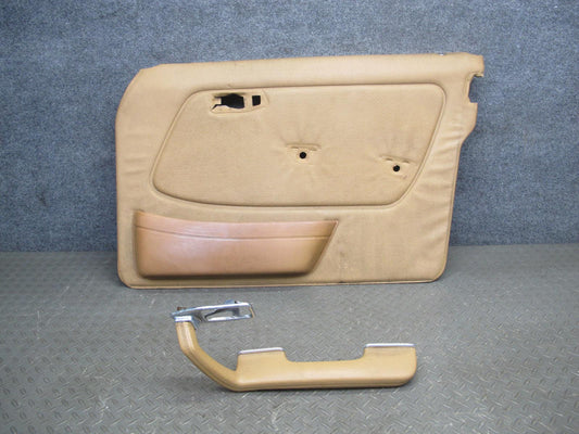 80-85 Mercedes W123 Sedan Front Right Door Interior Trim Panel w Armrest OEM