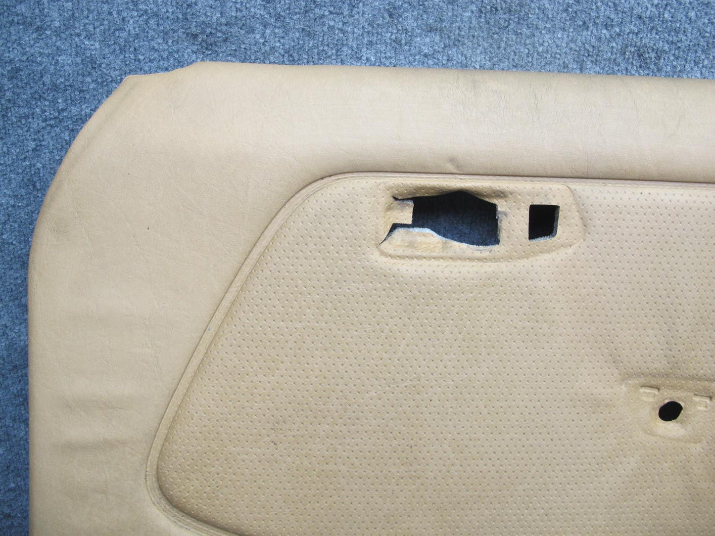 80-85 Mercedes W123 Sedan Front Right Door Interior Trim Panel w Armrest OEM