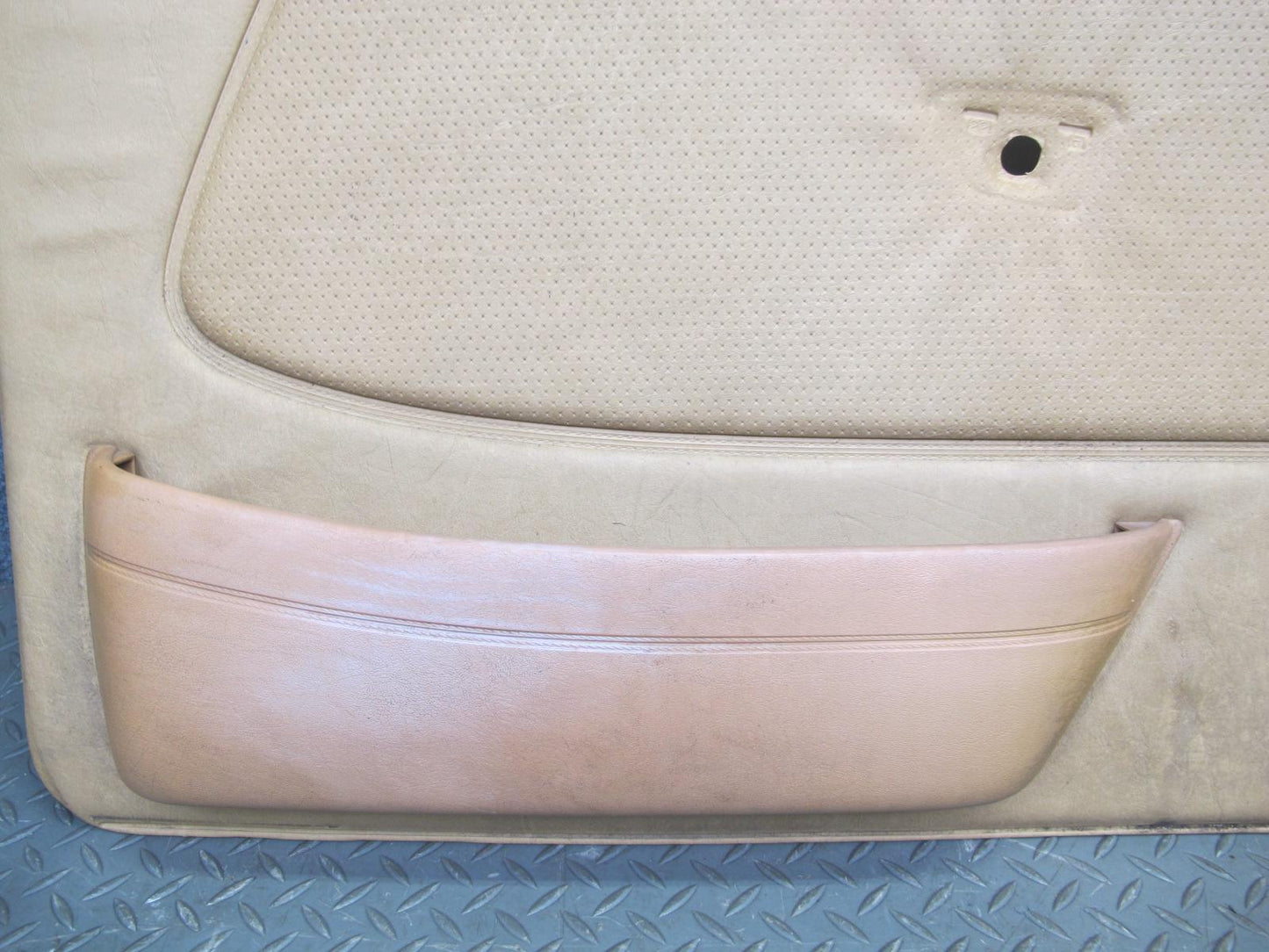 80-85 Mercedes W123 Sedan Front Right Door Interior Trim Panel w Armrest OEM
