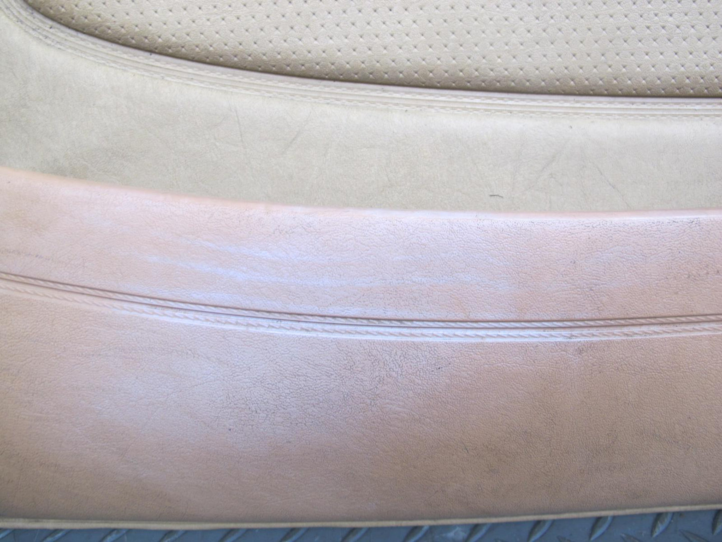 80-85 Mercedes W123 Sedan Front Right Door Interior Trim Panel w Armrest OEM