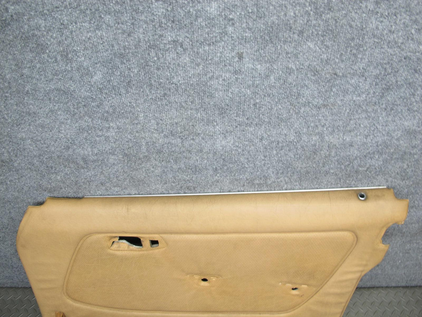 80-85 Mercedes W123 Sedan Front Right Door Interior Trim Panel w Armrest OEM
