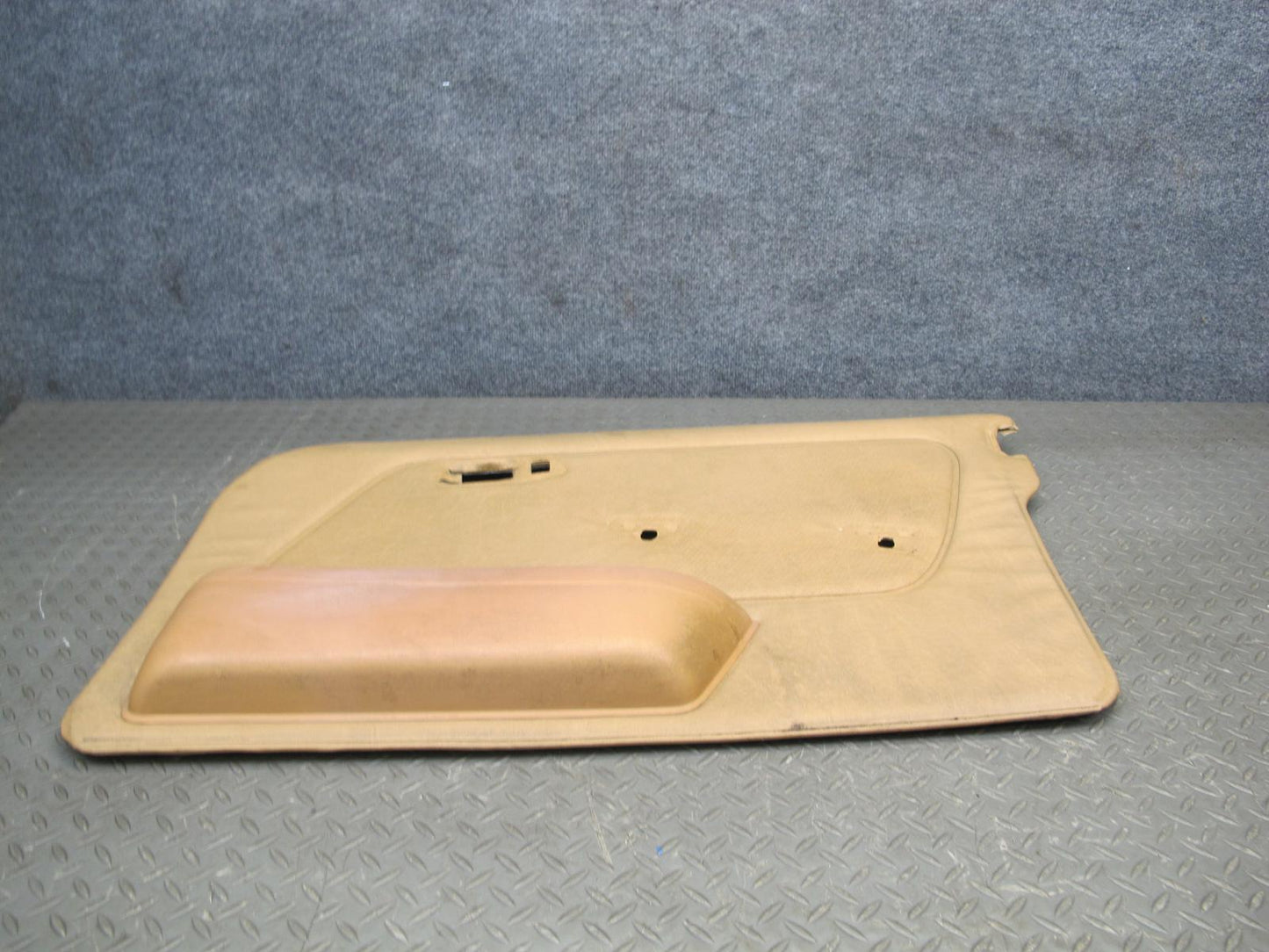 80-85 Mercedes W123 Sedan Front Right Door Interior Trim Panel w Armrest OEM