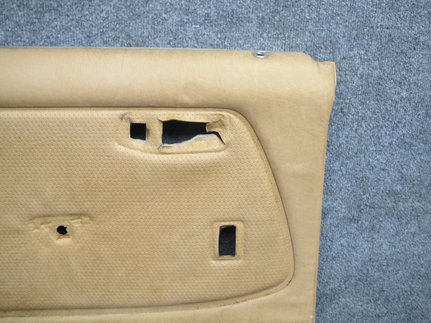 80-85 Mercedes W123 Sedan Rear Door Interior Trim Cover Panel Set w Armrest OEM