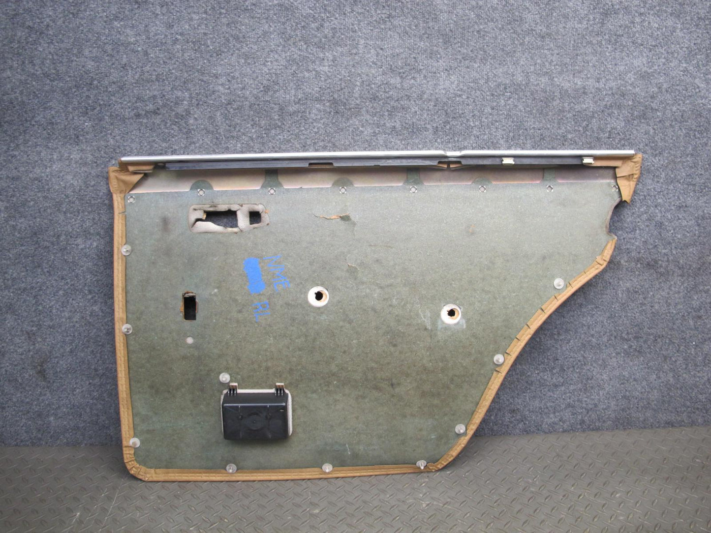 80-85 Mercedes W123 Sedan Rear Door Interior Trim Cover Panel Set w Armrest OEM