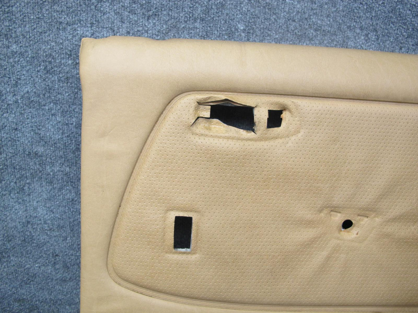 80-85 Mercedes W123 Sedan Rear Door Interior Trim Cover Panel Set w Armrest OEM