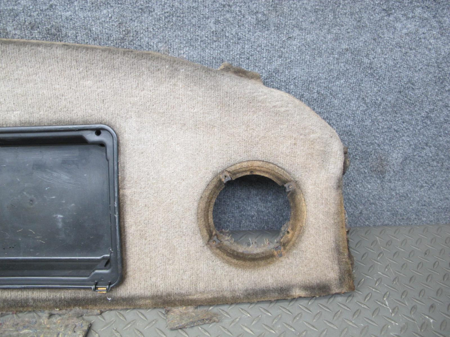 77-85 Mercedes W123 Sedan Rear Parcel Shelf Cover Panel OEM
