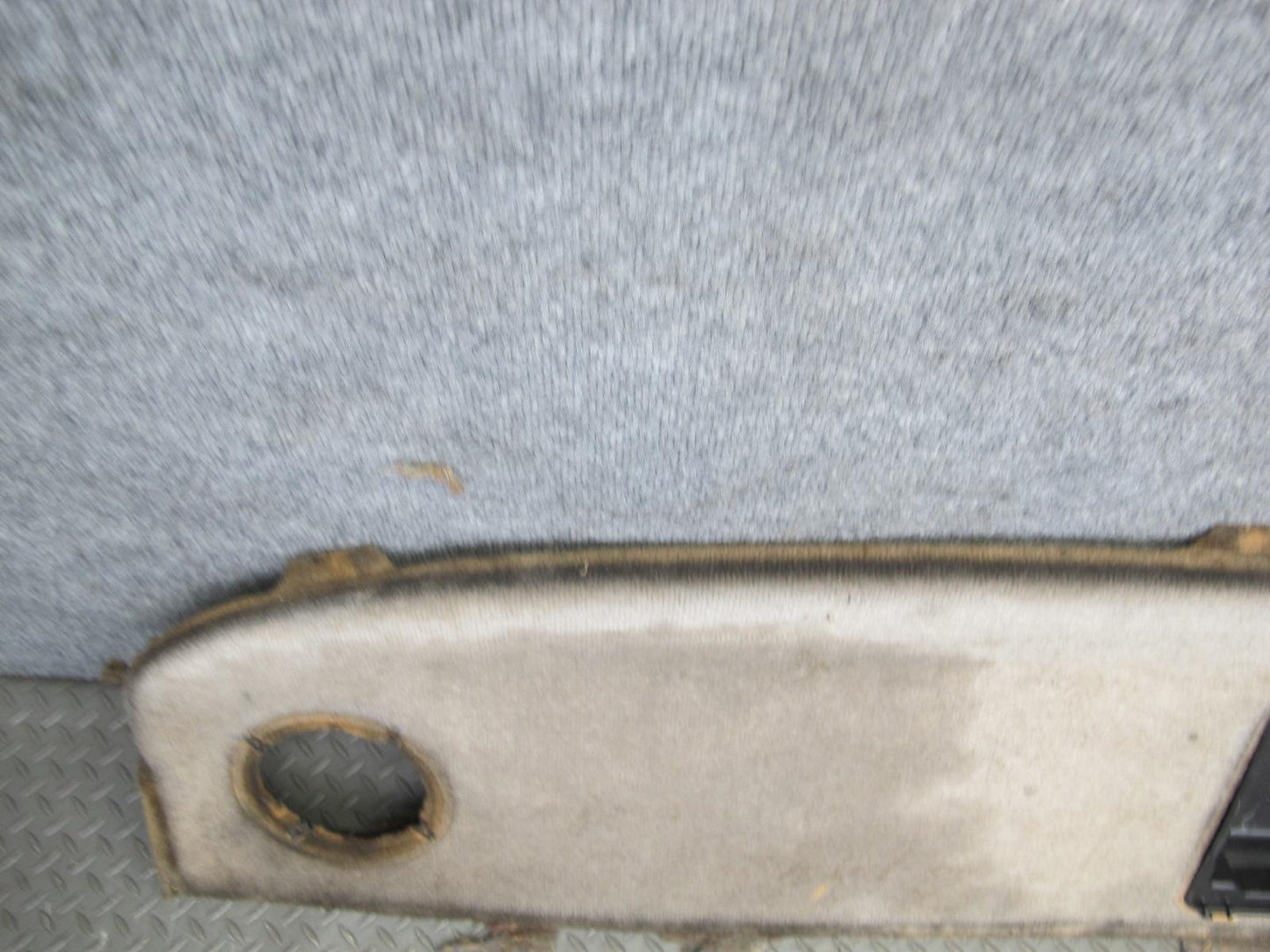 77-85 Mercedes W123 Sedan Rear Parcel Shelf Cover Panel OEM