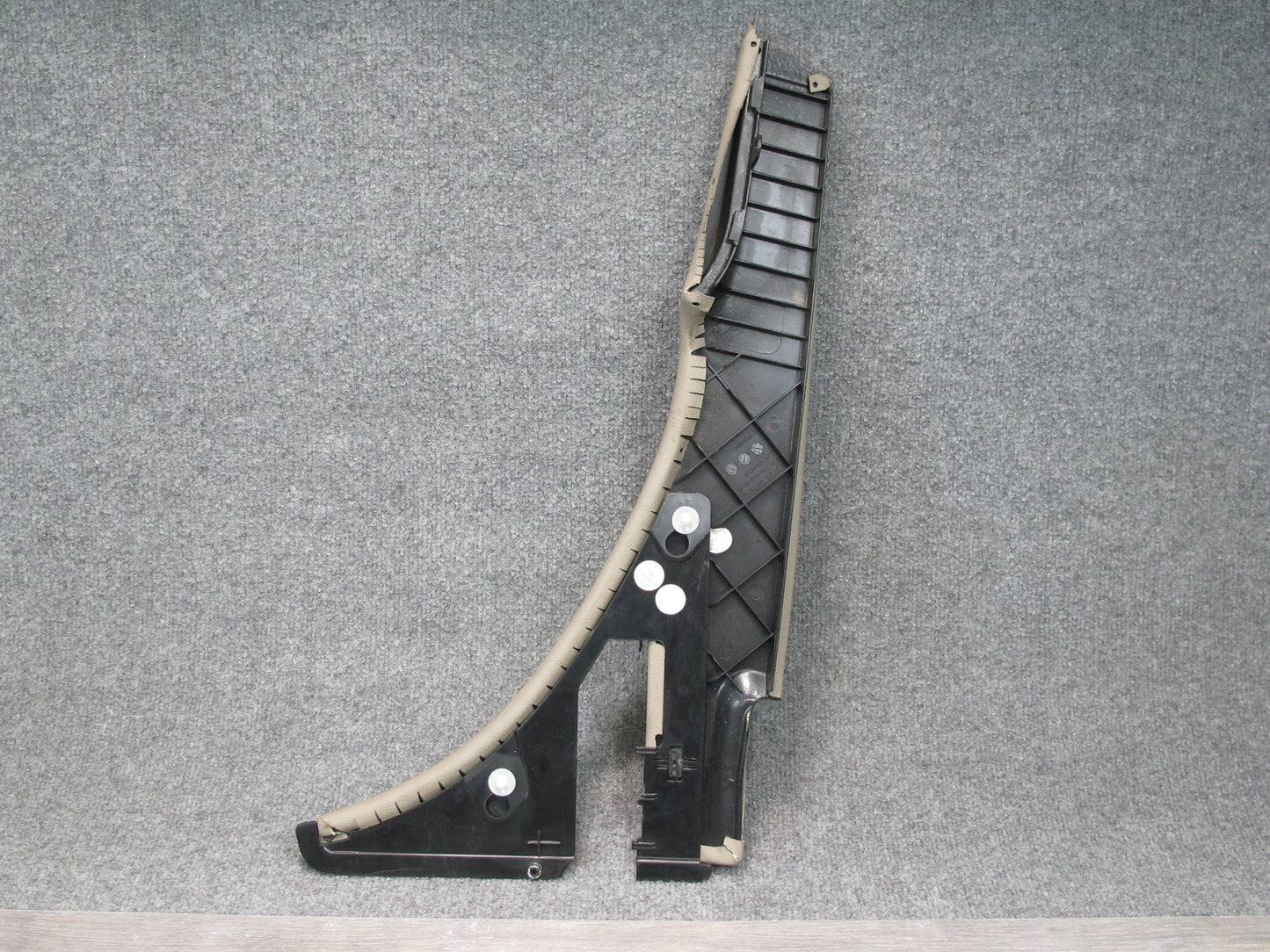 03-06 Mercedes R230 Rear Left Quarter Hinge Flap Trim Edge Cover Beige OEM