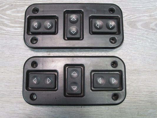 83-84 Porsche 928 S Left Right Power Seat Adjustment Switch Control W/ Bezel Set
