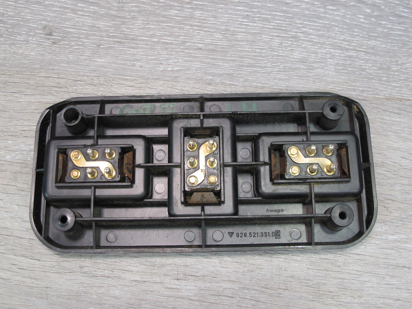 83-84 Porsche 928 S Left Right Power Seat Adjustment Switch Control W/ Bezel Set