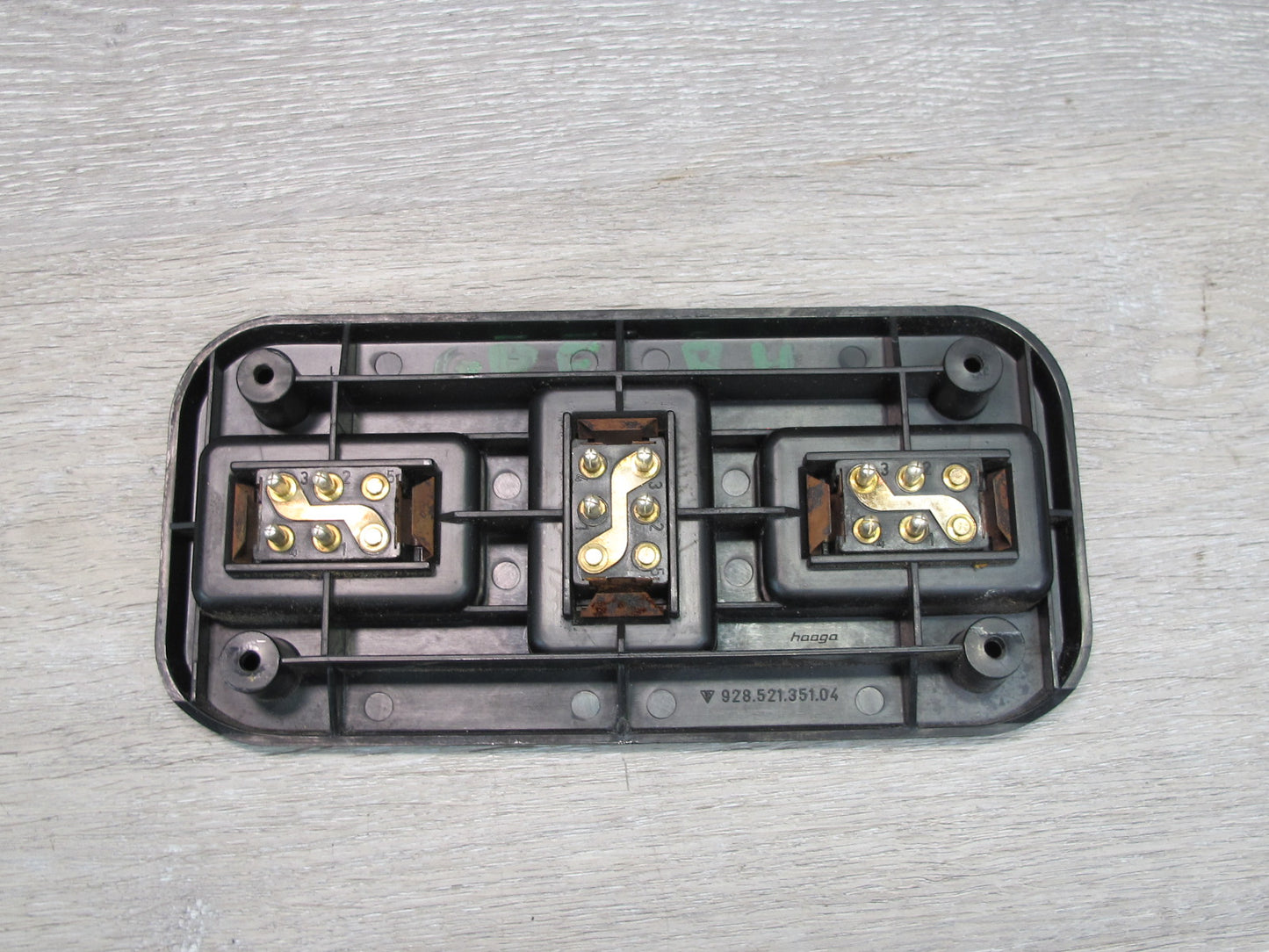 83-84 Porsche 928 S Left Right Power Seat Adjustment Switch Control W/ Bezel Set