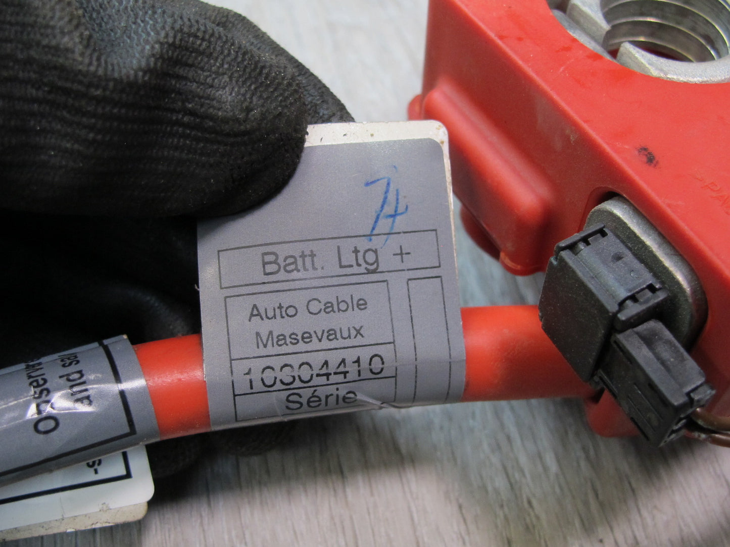 2006-2010 BMW E63 E64 M6 Battery Terminal Positive RED Cable