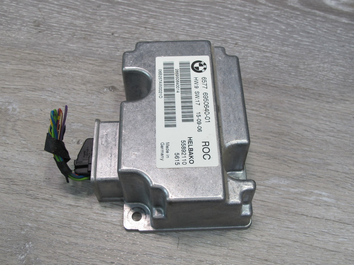 2006-2010 BMW E64 Convertible Roll Over ROC Control Module 6950640