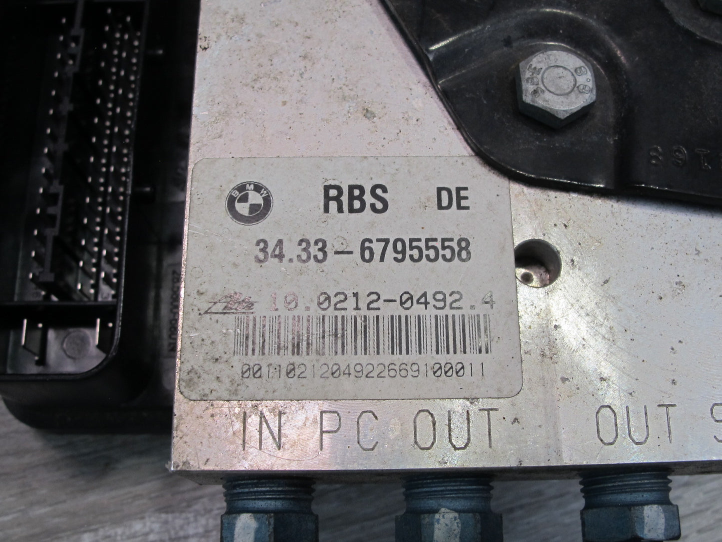 2010-2011 BMW E72 X6 Hybrid ABS SBA Hydraulic Control Module Unit 6795558
