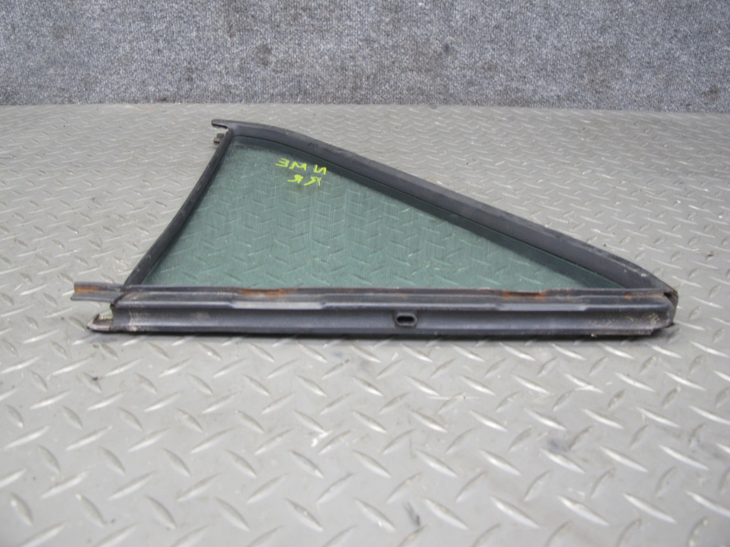 75-85 Mercedes W123 Rear Right Door Vent Glass Window OEM