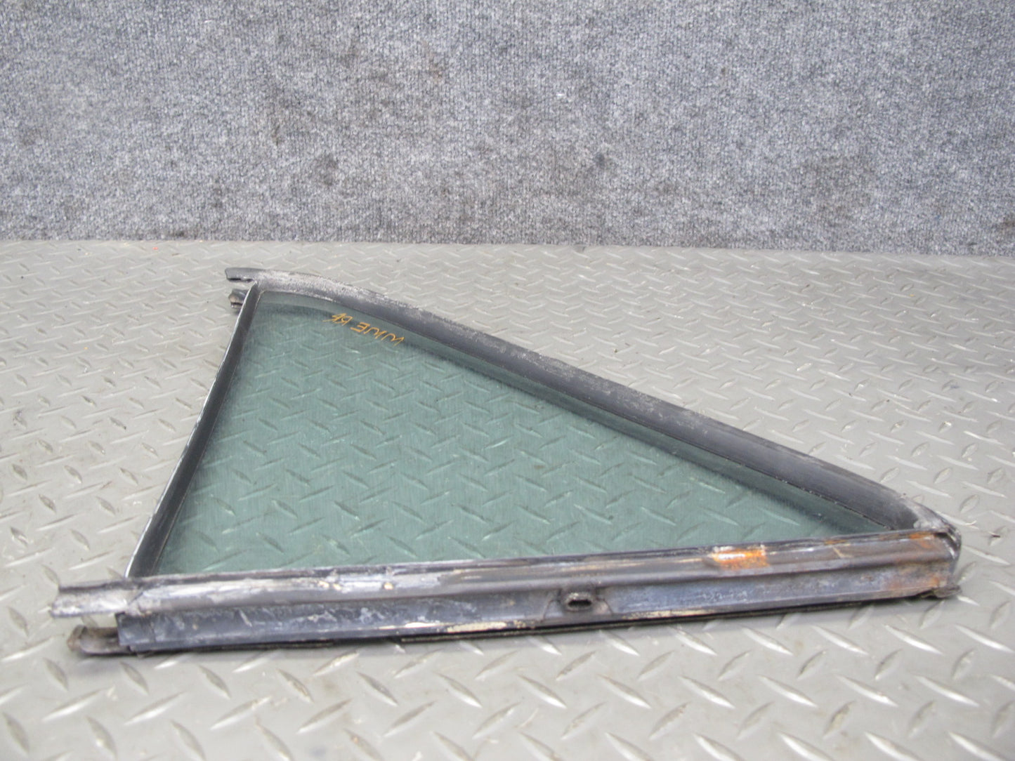 75-83 Mercedes W123 Rear Right Door Vent Glass Window OEM