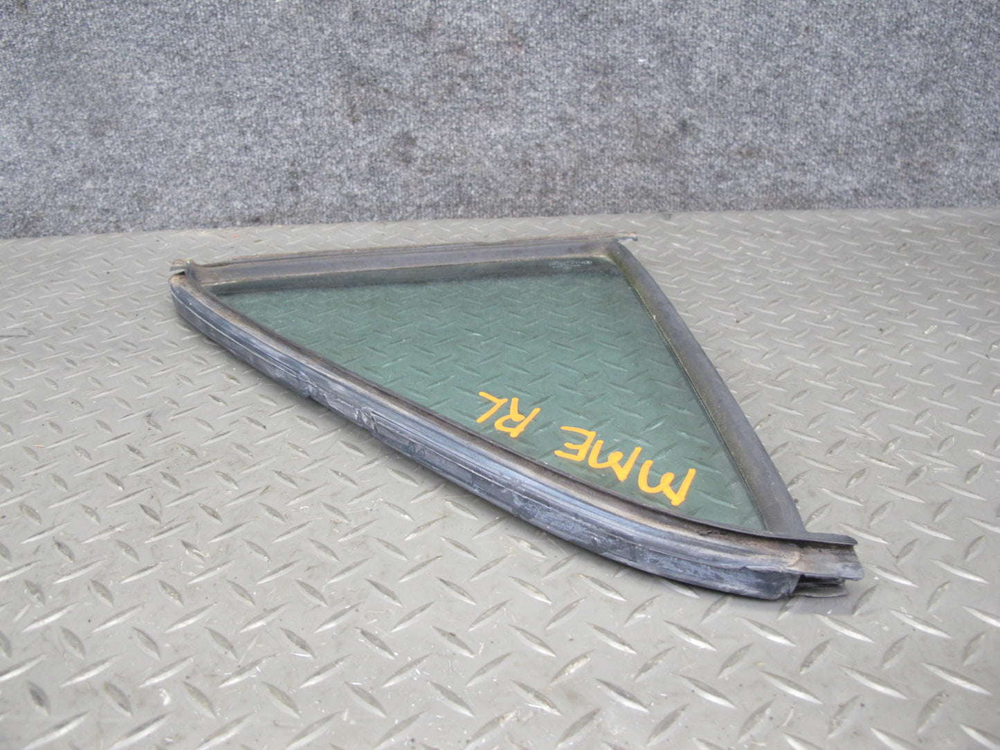 75-83 Mercedes W123 Rear Left Door Vent Glass Window OEM