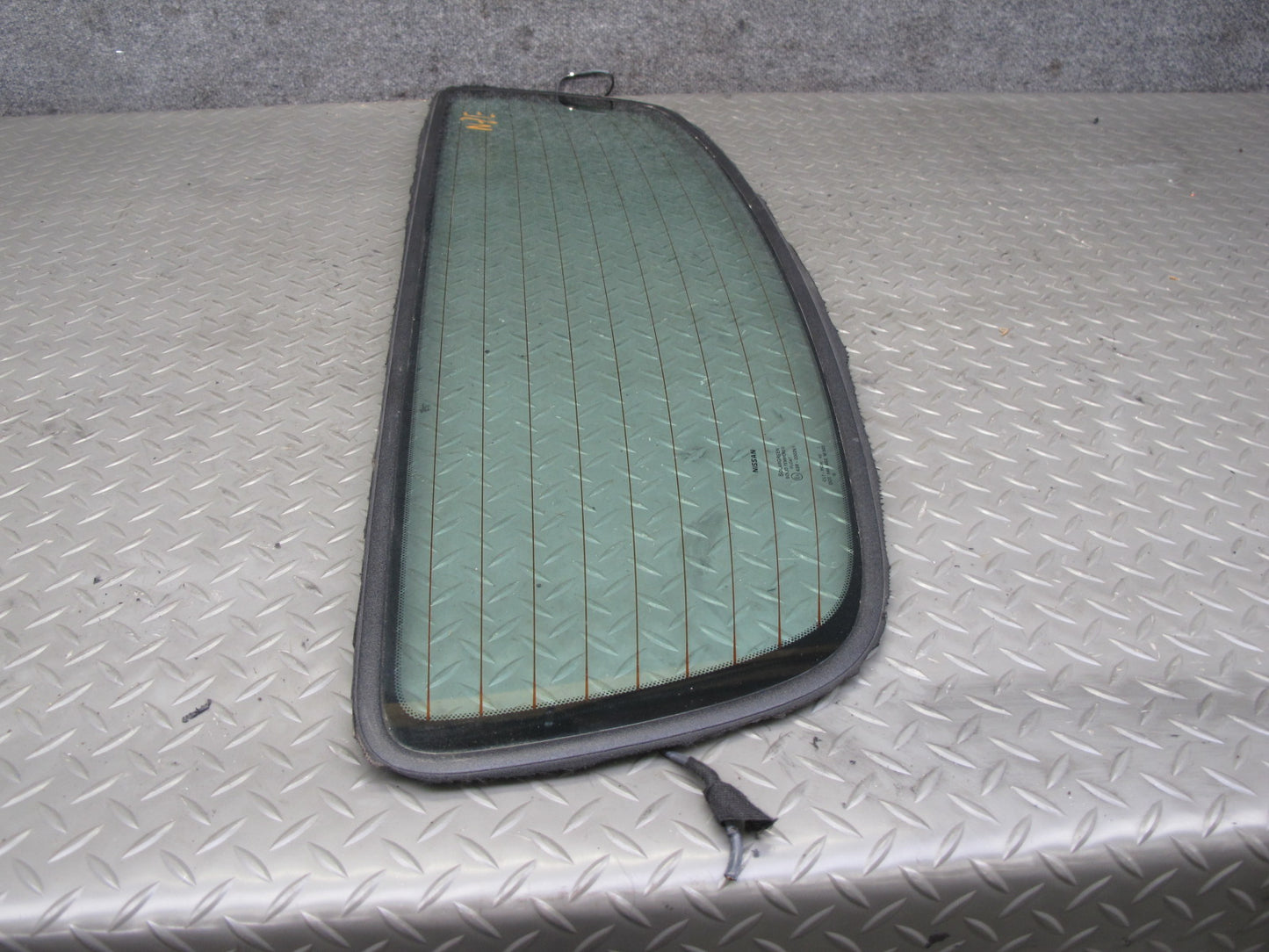 10-19 Nissan 370Z Z34 Convertible Rear Heated Windshield Glass OEM