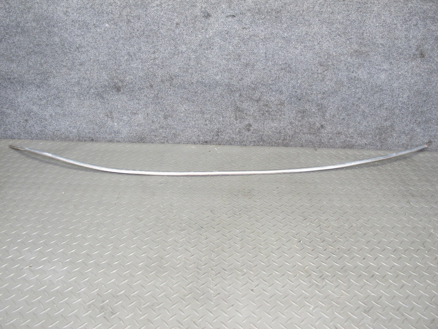 77-85 Mercedes W123 Front Windshield Exterior A Pillar Chrome Trim Molding Set