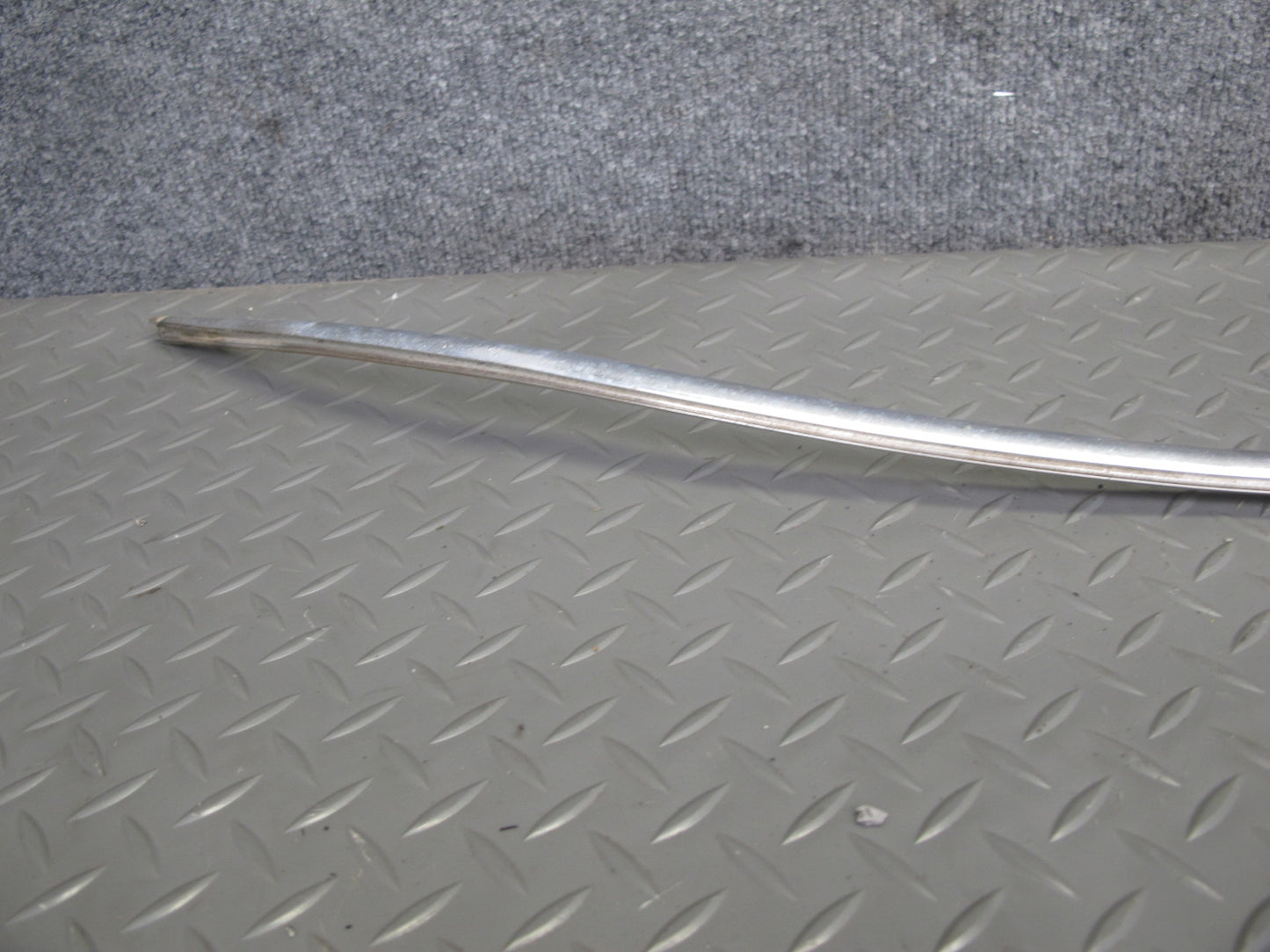 77-85 Mercedes W123 Front Windshield Exterior A Pillar Chrome Trim Molding Set