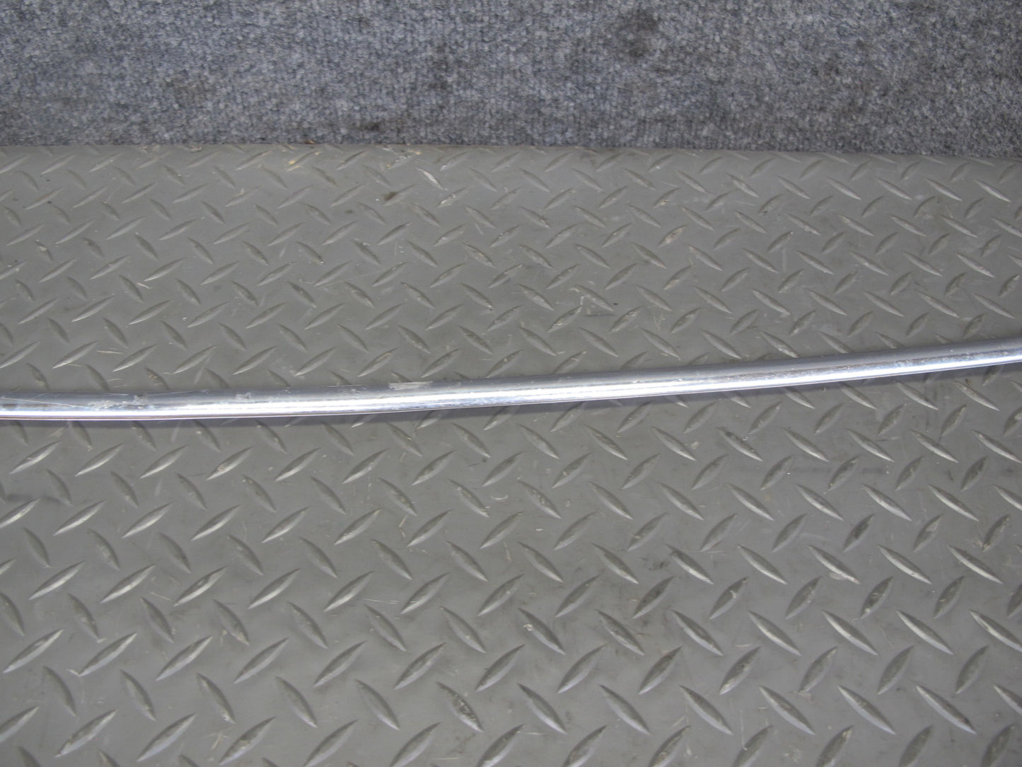 77-85 Mercedes W123 Front Windshield Exterior A Pillar Chrome Trim Molding Set